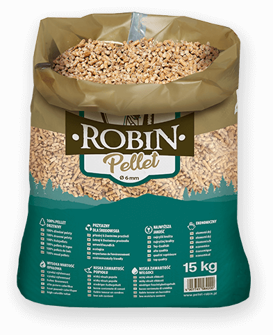 worek pelletu opałowego Robin do kupienia w Radomsku lub sklepie internetowym